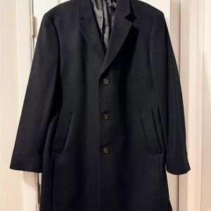 Men's Ralph Lauren Black Wool Overcoat. Price is firm.
